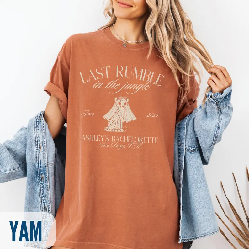 Wild Animal Bachelorette Shirt – Personalized Bridal Party Top