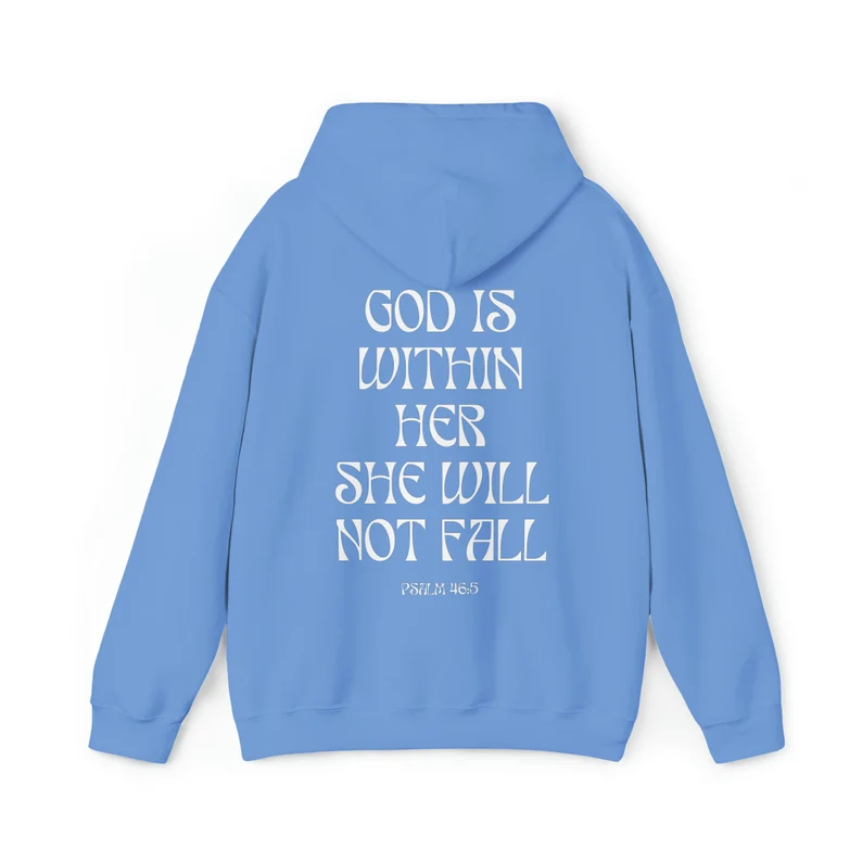 Christian Apparel with Jesus & Spiritual Message- Faith-Based Hoodie
