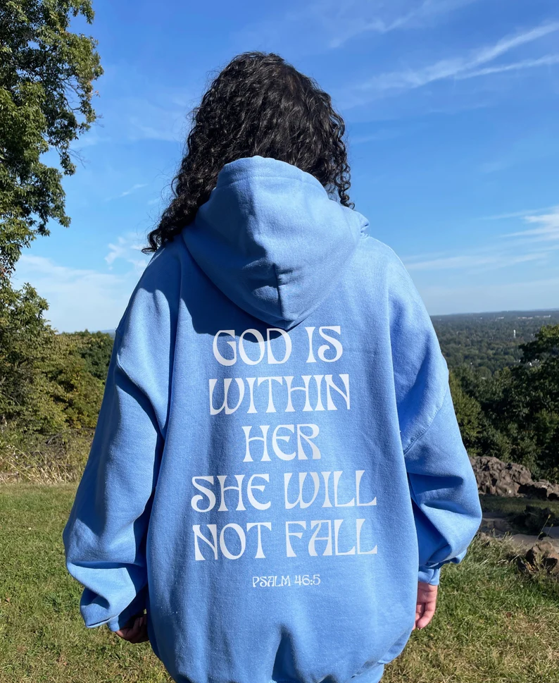Christian Apparel with Jesus & Spiritual Message- Faith-Based Hoodie