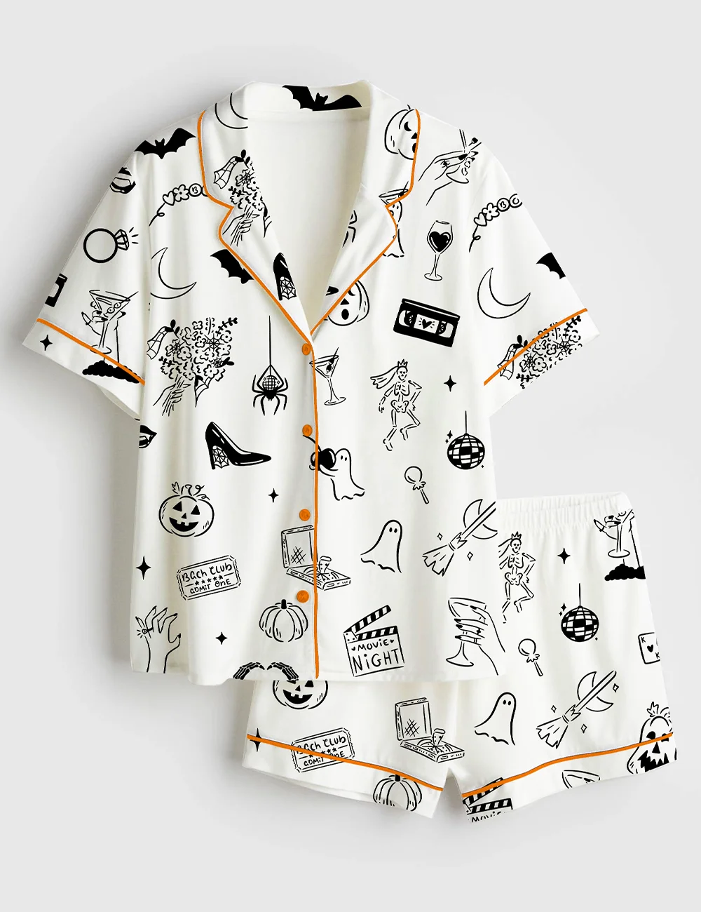 Halloween Movie Night & Witchy Party Bachelorette PJs